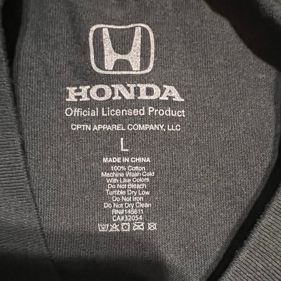 Honda Large NSX Graphic T-Shirt Mens Black Excellent 1st Gen 1990-2005 JDM Tee - Picture 5 of 6